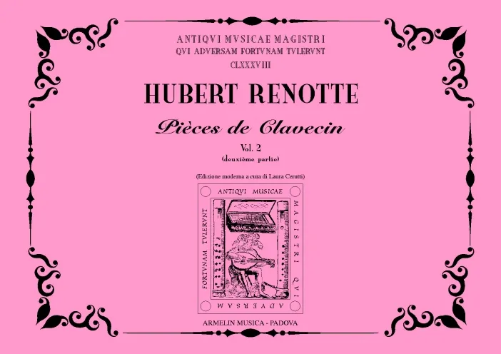 Armelin Musica Piéces de clavecin 2/2 noty pro cembalo