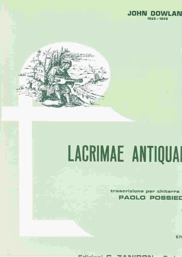Armelin Musica Lacrimae antiquae noty tištěné vydání