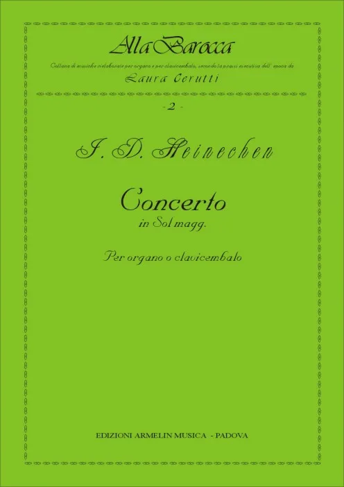 Armelin Musica Concerto in Sol noty koncert G dur čitelný zápis