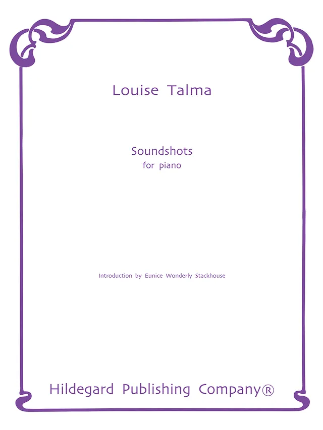 Hildegard Publishing Company Soundshots Louise Talma noty pro klavír 20 kusů