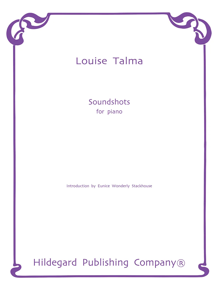 Hildegard Publishing Company Soundshots Louise Talma noty pro klavír 20 kusů