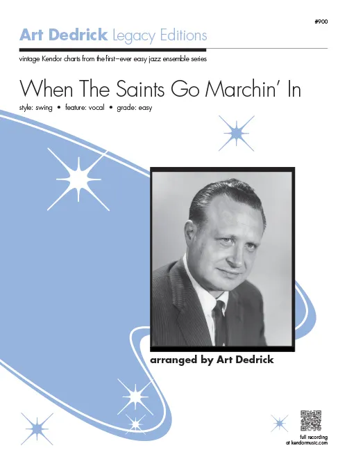 Kendor Music When The Saints Go Marchin’ In noty swing