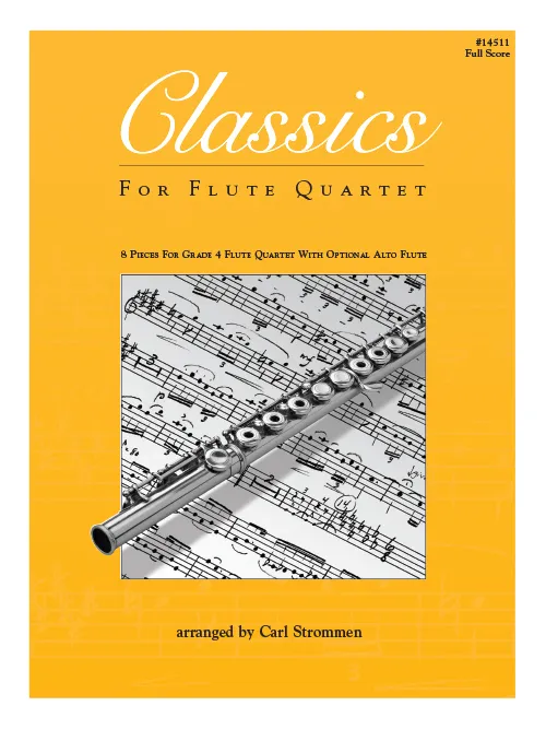 Kendor Music Classics For Flute Quartet noty flétny