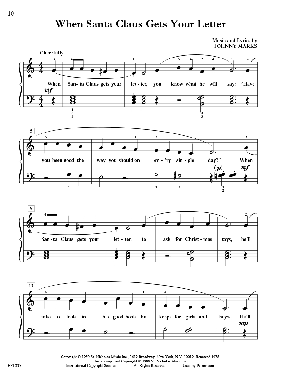 Faber Piano Adventures ChordTime Piano Christmas noty na klavír level 2B