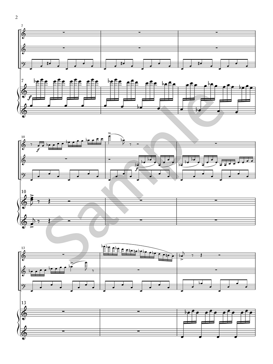 Hildegard Quartet Diemer partitura a party kvartetu digitální