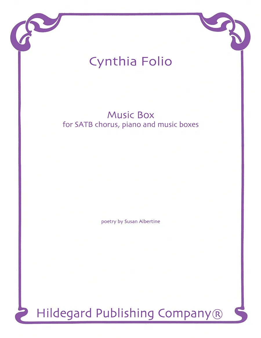 Hildegard Publishing Music Box Folio noty SATB hrací strojky