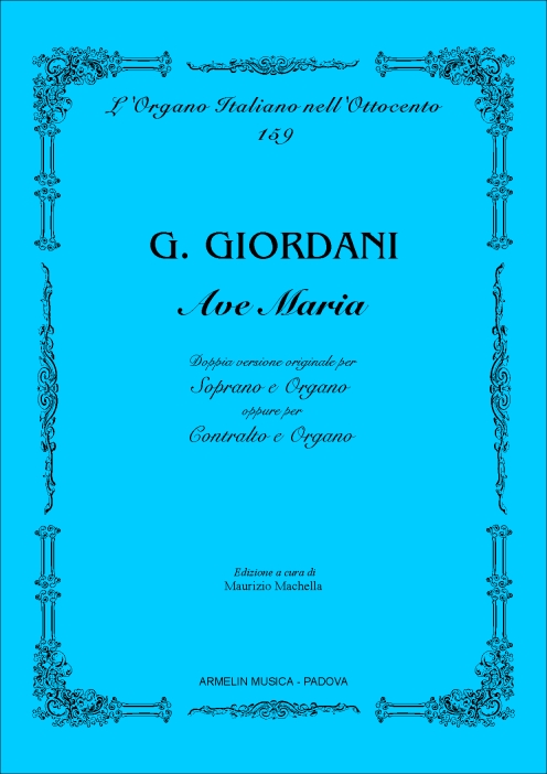 Armelin Musica Ave Maria noty pro soprán alt a varhany
