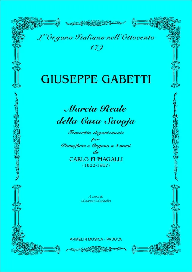 Armelin Musica Marcia Reale di Casa Savoja noty pochod