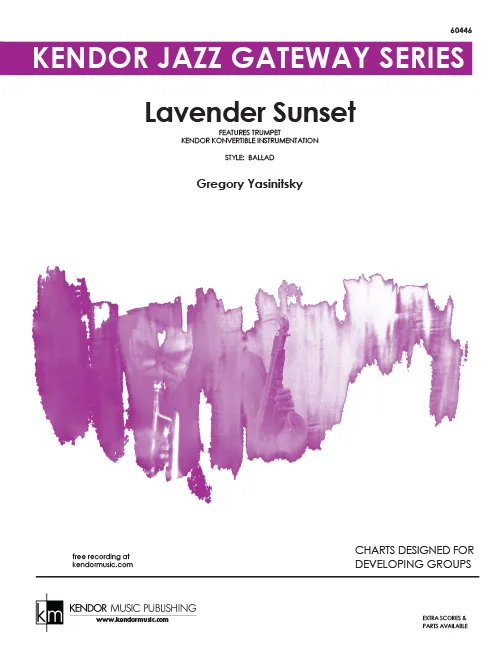 Kendor Music Lavender Sunset noty pro jazz band