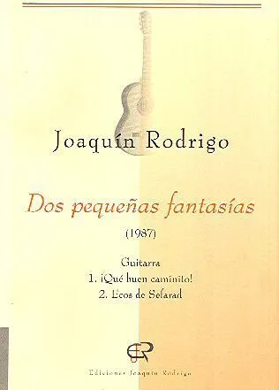 Ediciones Joaquín Rodrigo Dos pequeñas fantasías noty pro kytaru