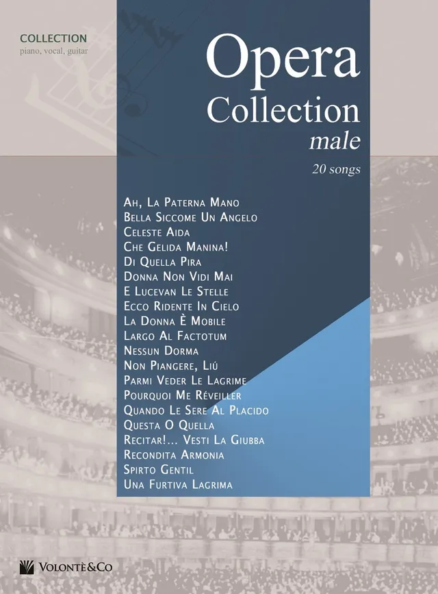 Volonte & Co Opera Collection Male zpěvník mužský hlas
