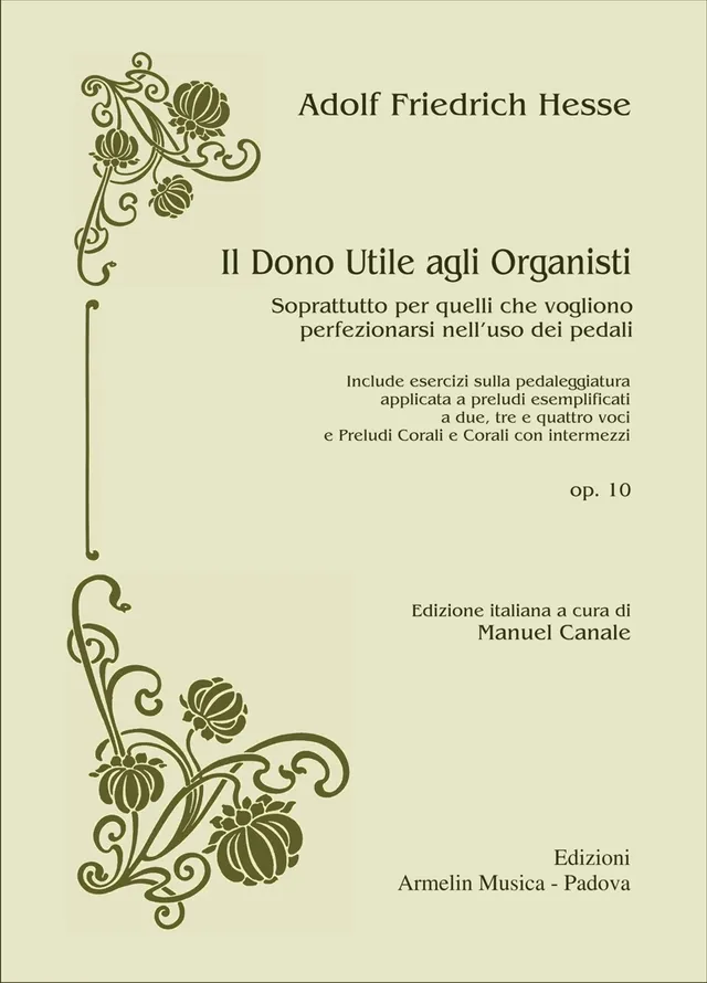 Armelin Musica Il dono utile agli organisti op. 10 varhanní noty