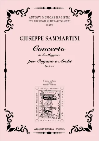 Armelin Musica Concerto in La magg. op. 9 n. 1 noty
