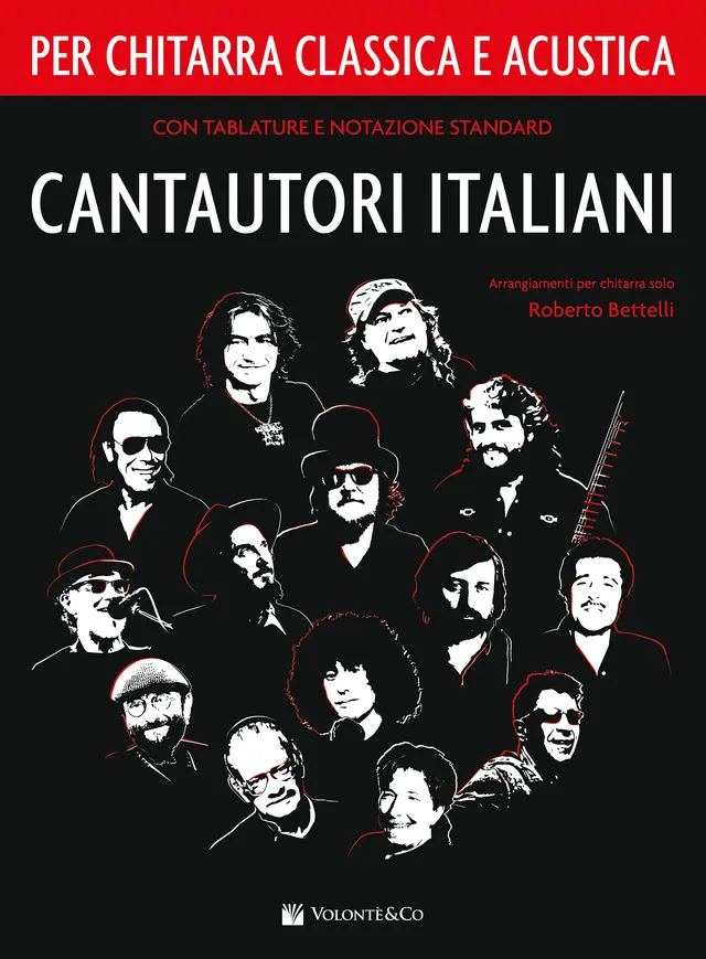 Volonte & Co Cantautori Italiani noty pro kytaru