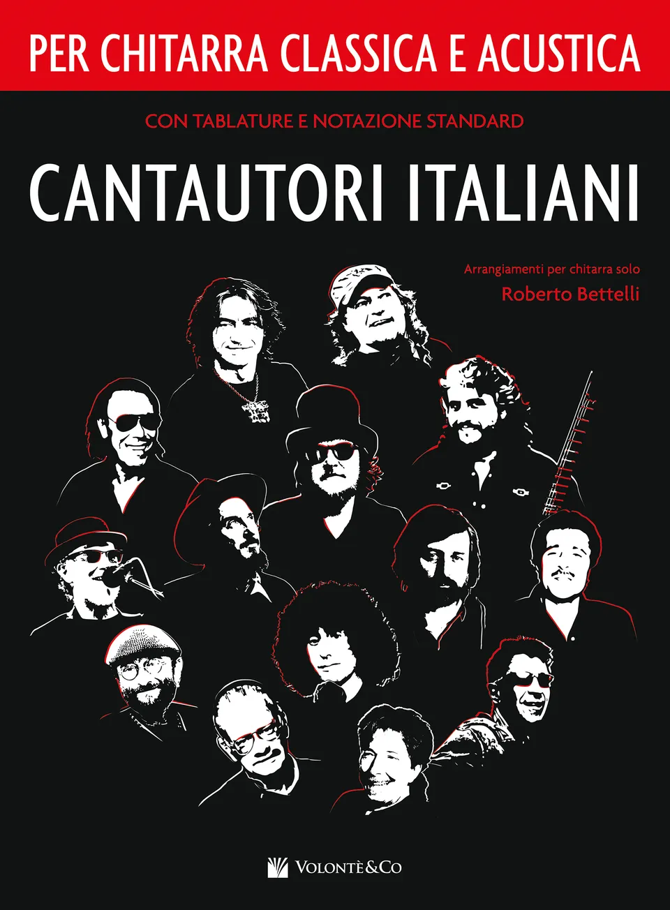 Volonte & Co Cantautori Italiani noty pro kytaru