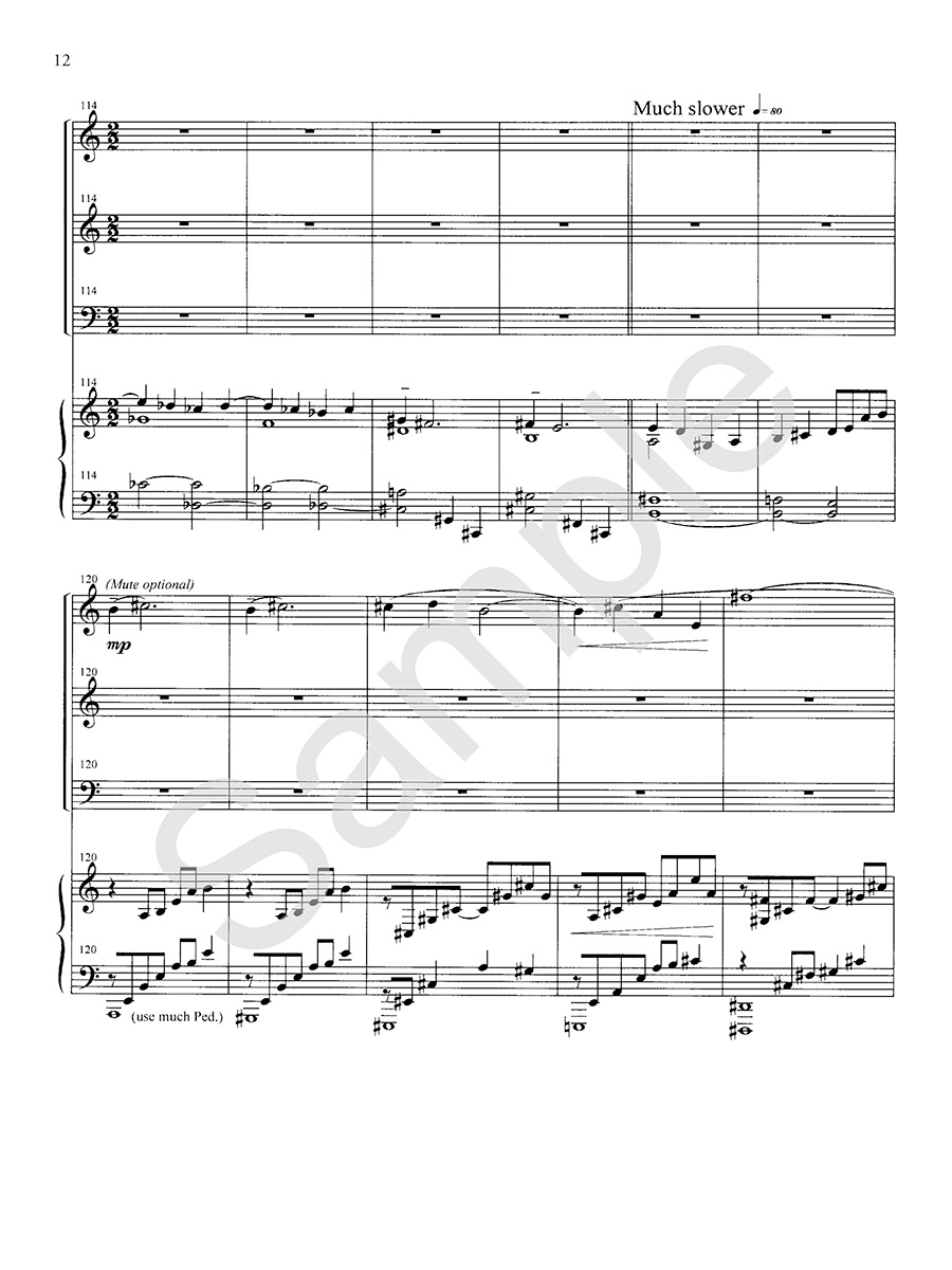 Hildegard Publishing Diemer Quartet noty žestě klavír digitální