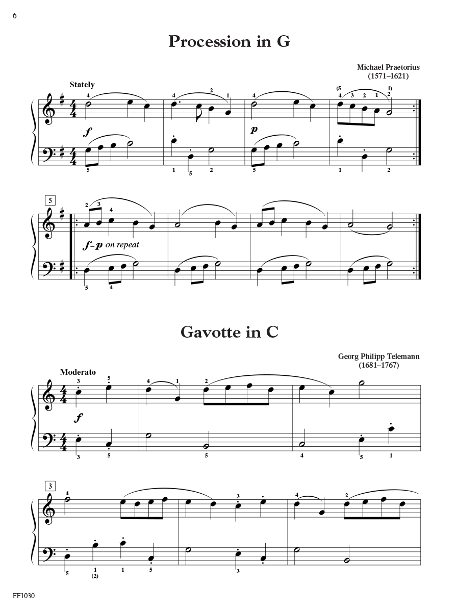 Faber Piano Literature Book 1 noty na klavír klasika 21 skladeb