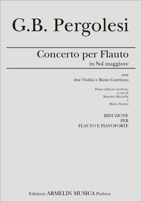 Armelin Musica Concerto per Flauto Traverso noty pro flétnu