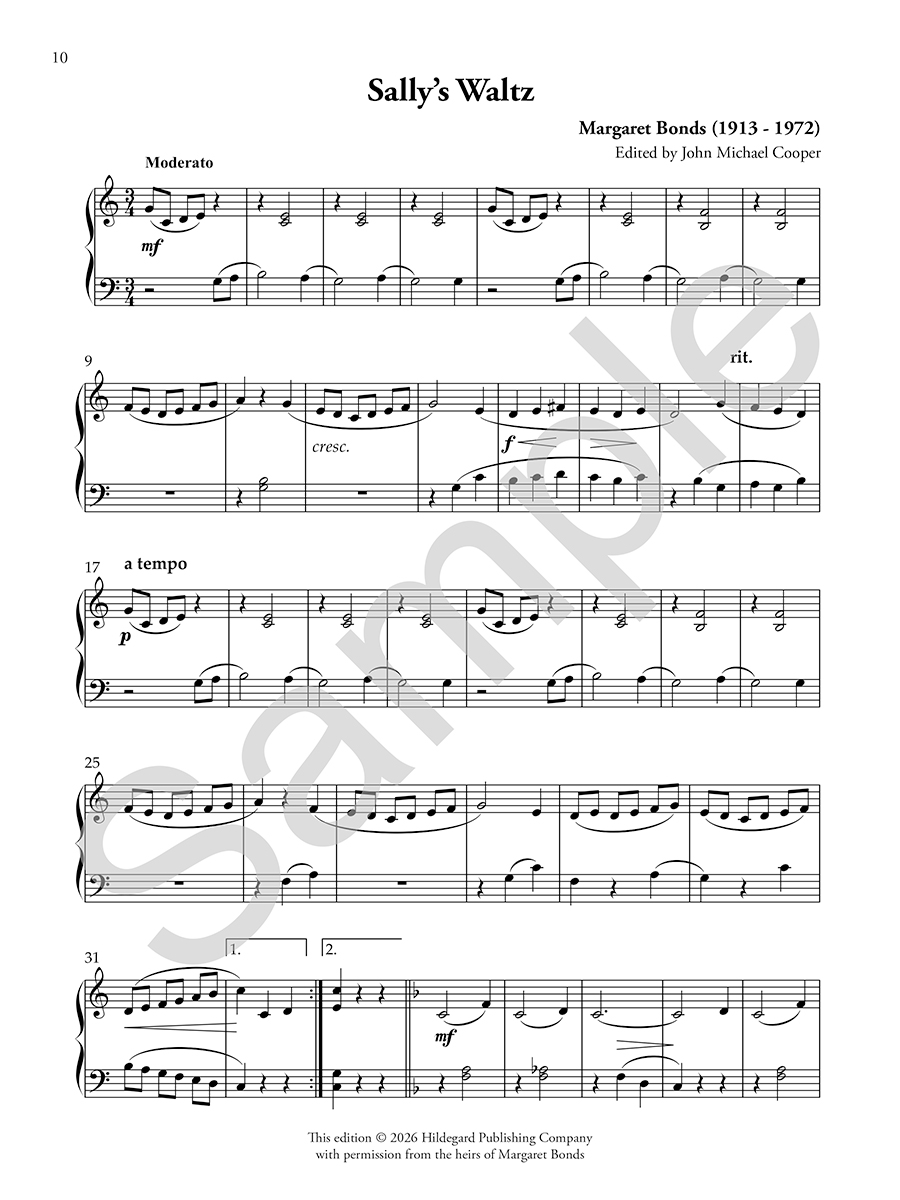 Hildegard Publishing Company Four Piano Pieces noty pro klavír Bonds