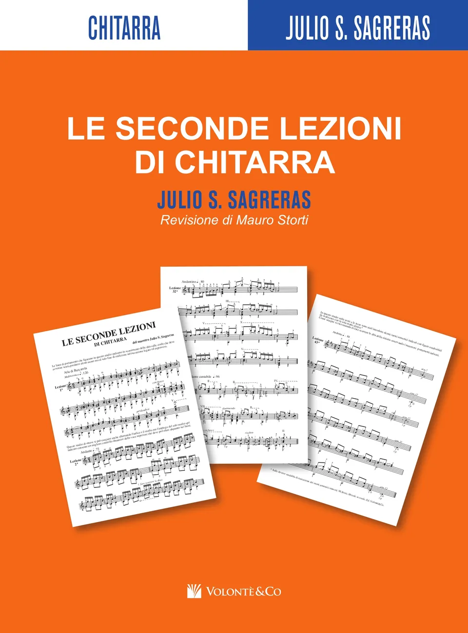 Volonte & Co Le Seconde Lezioni di Chitarra noty pro kytaru 2. díl