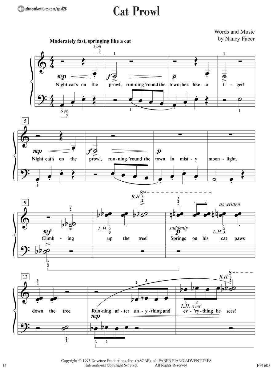 Piano Adventures Level 2B Gold Star Performance klavírní škola s audiem