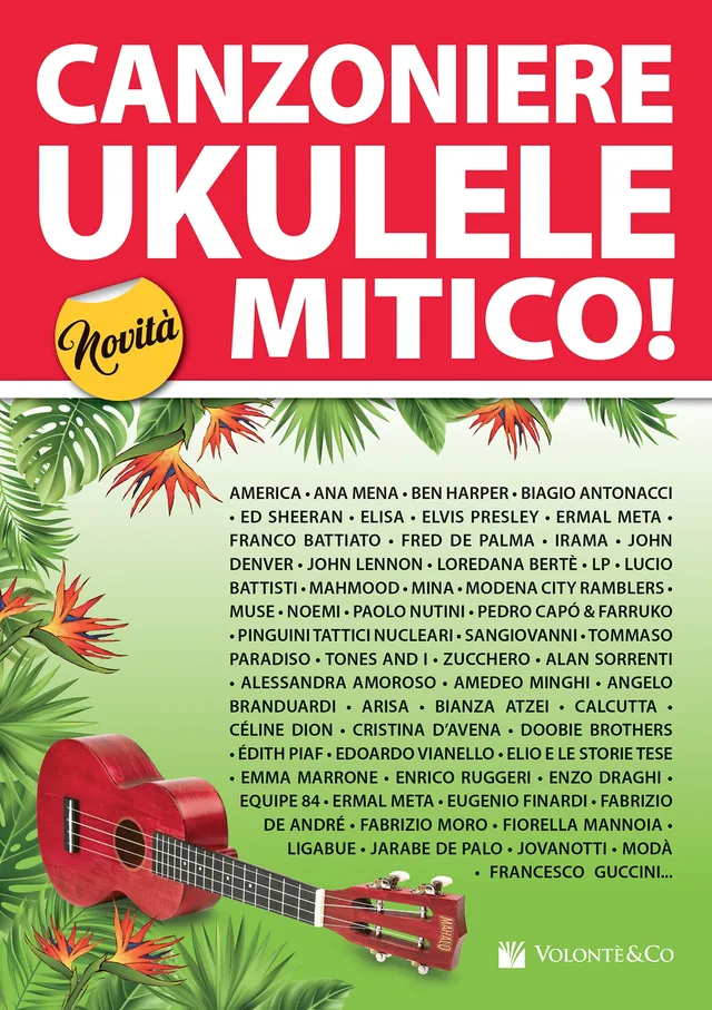 Volonte & Co Canzoniere Ukulele Mitico zpěvník pro ukulele