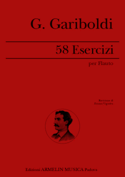 Armelin Musica 58 Esercizi per flauto etudy pro flétnu