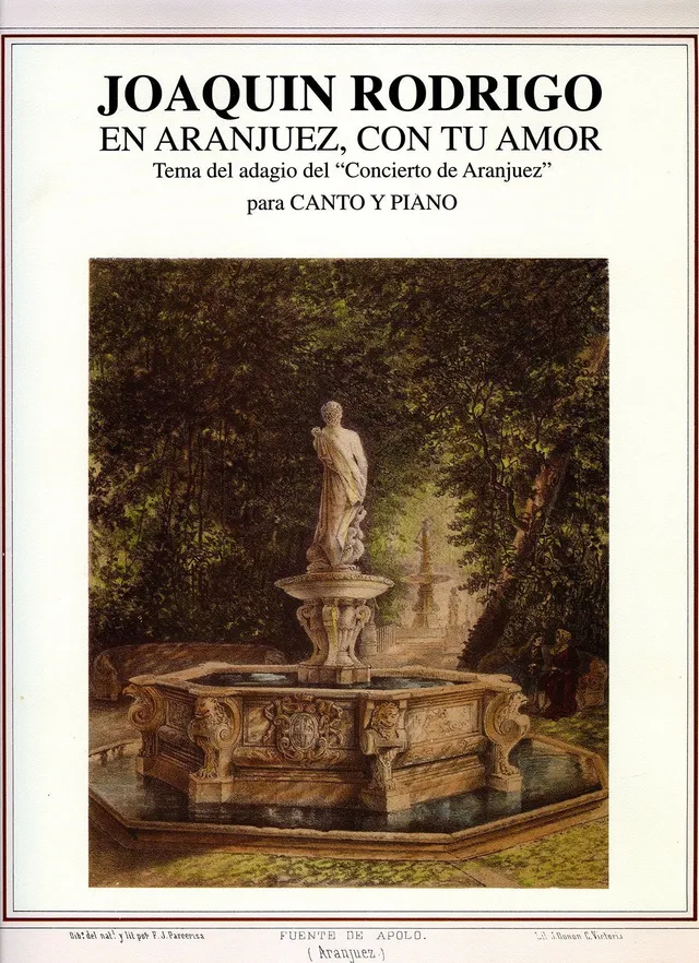 Ediciones Joaquín Rodrigo En Aranjuez con tu amor noty hlas PDF