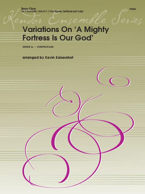 Kendor Music Variations On A Mighty Fortress noty žestě