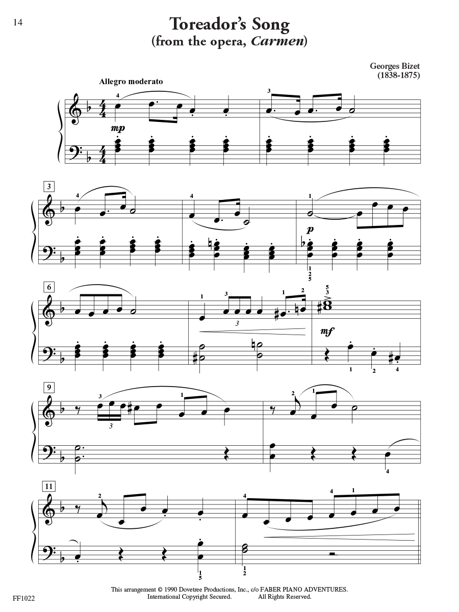 Faber Piano Adventures FunTime Piano Classics noty level 3A–3B