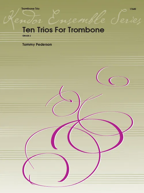 Kendor Music Ten Trios For Trombone noty trio