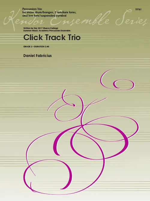 Kendor Music Click Track Trio noty pro bicí trio