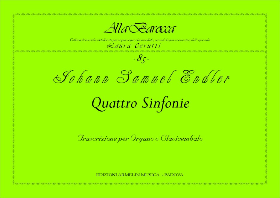 Armelin Musica 4 Sinfonie noty partitura