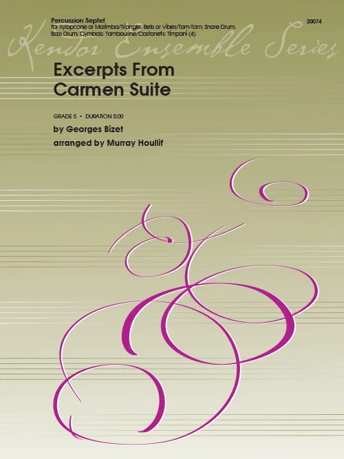 Kendor Music Excerpts From Carmen Suite noty pro bicí