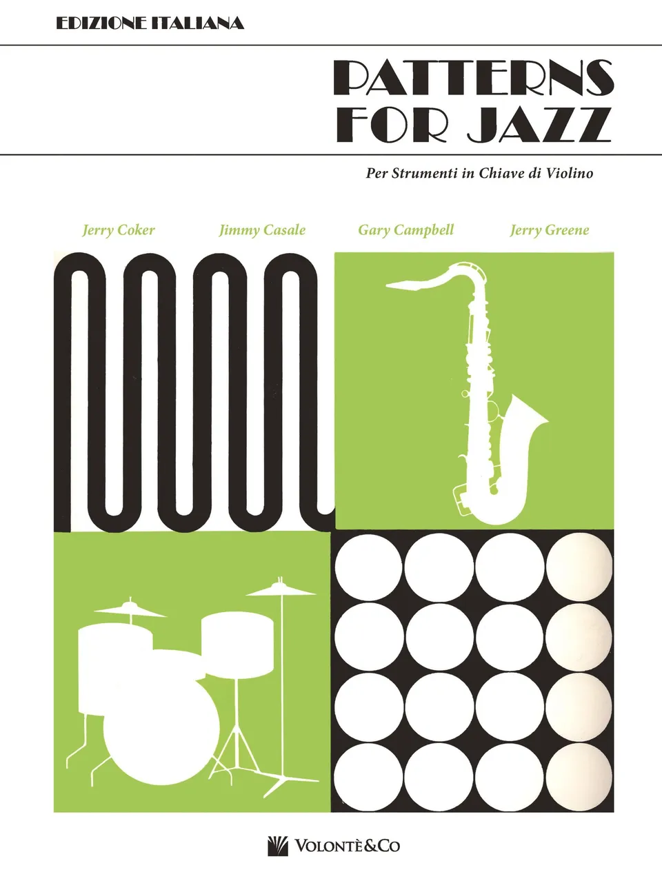 Volonte & Co Patterns for Jazz noty houslový klíč IT