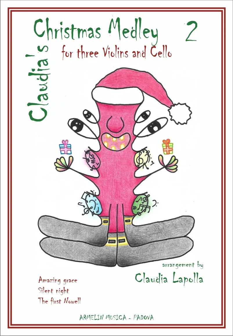 Armelin Musica Claudia’s Christmas Medley 2 noty trio housle