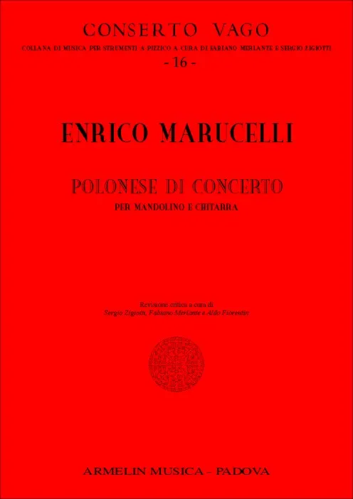 Armelin Musica Polonese da Concerto noty mandolína kytara