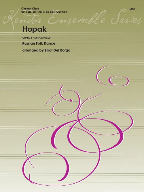 Kendor Music Hopak noty pro klarinetové kvarteto