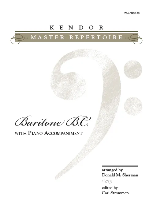 Kendor Master Repertoire Baritone B.C. noty baryton klavír