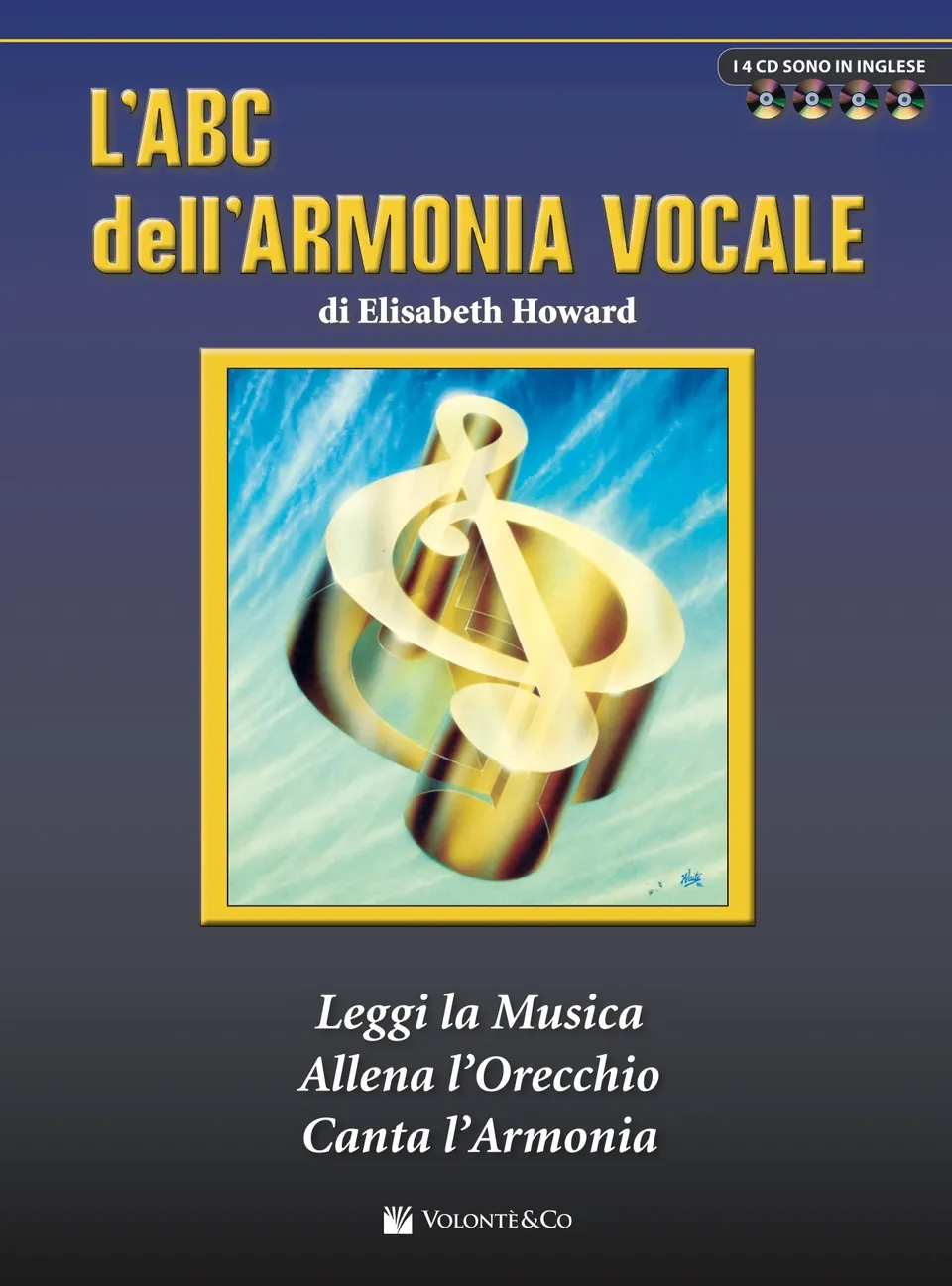 Volonte L’ABC Armonia Vocale škola pro zpěv 4 CD anglicky