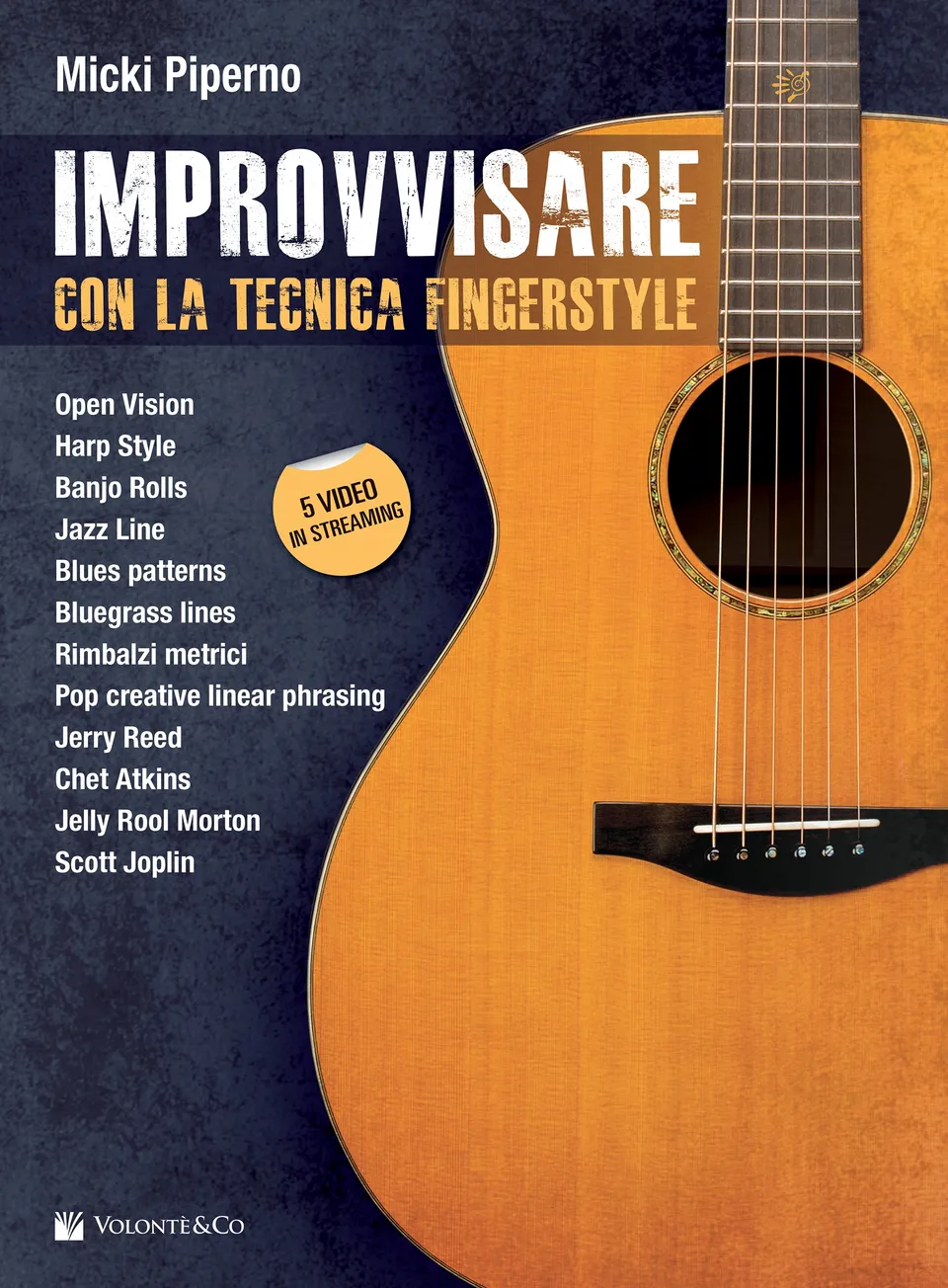Volonte & Co Improvvisare con la Tecnica Fingerstyle noty s videem