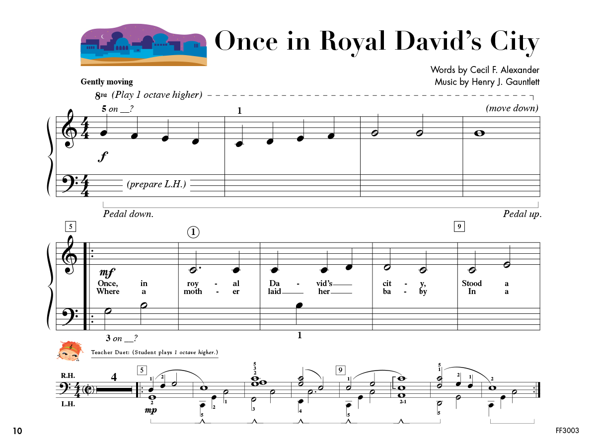 My First Piano Adventure Christmas C noty pro děti