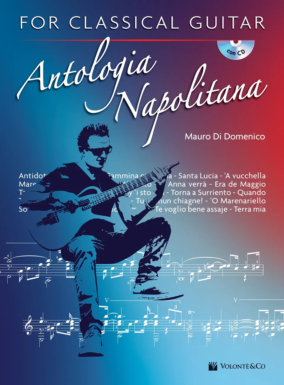 Volonte & Co Antologia Napolitana noty pro kytaru s CD