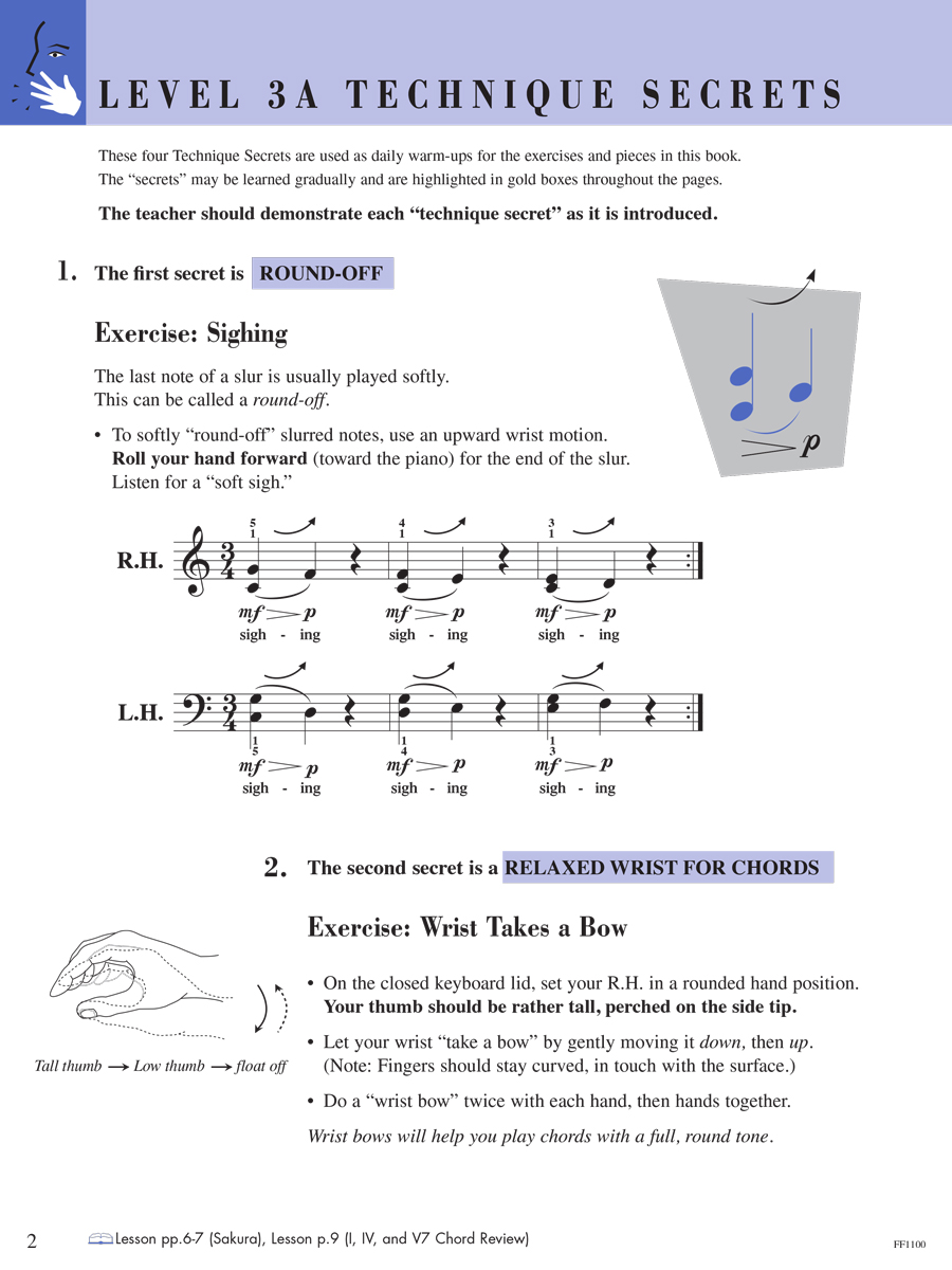 Faber Piano Adventures Level 3A Technique Artistry noty pro klavír 2. vydání