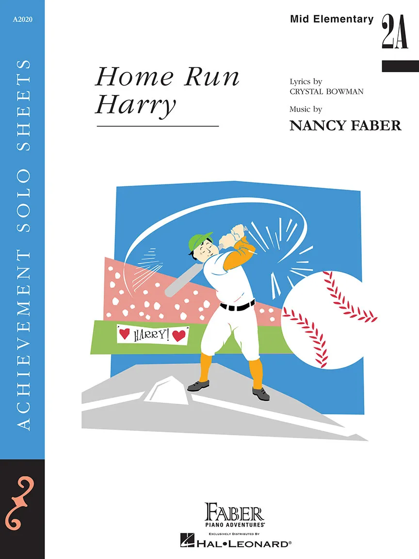 Faber Piano Adventures Home Run Harry noty na klavír c moll