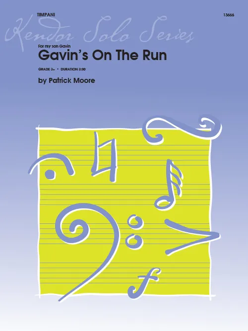 Kendor Music Gavin's On The Run noty pro tympány sólo