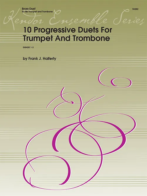 Kendor Music 10 Progressive Duets noty trubka a pozoun