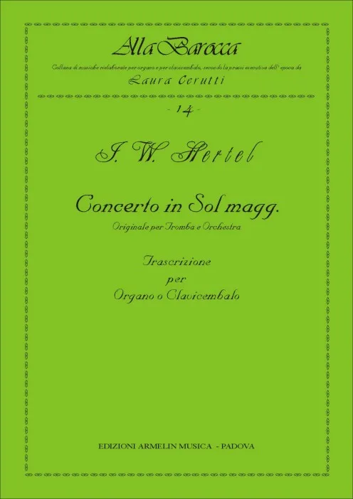 Armelin Musica Concerto in sol maggiore noty pro trumpetu