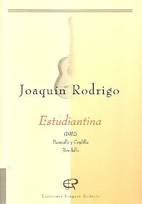 Ediciones Joaquín Rodrigo Estudiantina noty pro drnkací orchestr