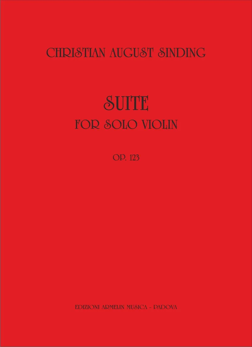 Armelin Musica Suite for solo Violin op 123 houslové noty